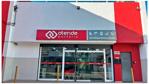 Fachada da Atende Portaria